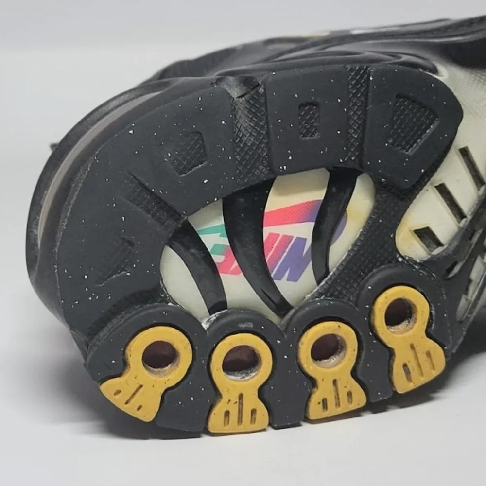 Nike Air Max Plus GS Tuned Air Black Multicolor Women’s 7 (5.5Y Youth) - Picture 9 of 11